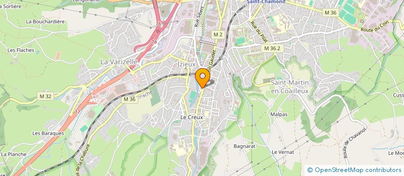 localisation de l'entreprise SCI BIS  SAINT-CHAMOND