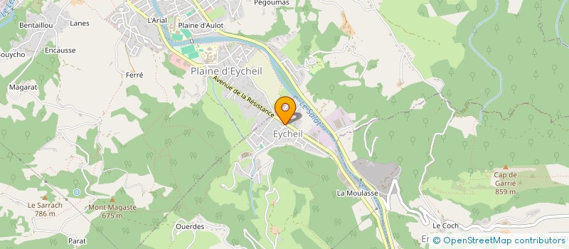localisation de l'entreprise SCI BISANA à EYCHEIL