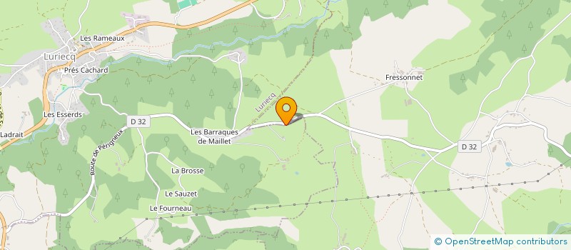 localisation de l'entreprise SCI BISANNE  LURIECQ