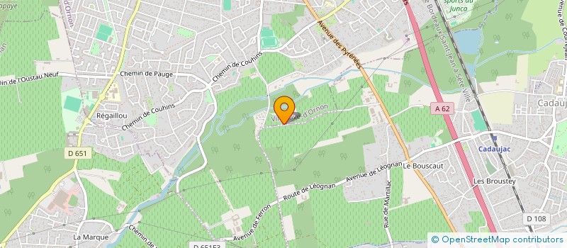 localisation de l'entreprise SCI BISC-IMMO  CADAUJAC