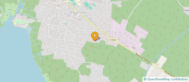 localisation de l'entreprise SCI BISCA'B  BISCARROSSE