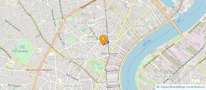 localisation de l'entreprise SCI BISCA PLAGE à BORDEAUX