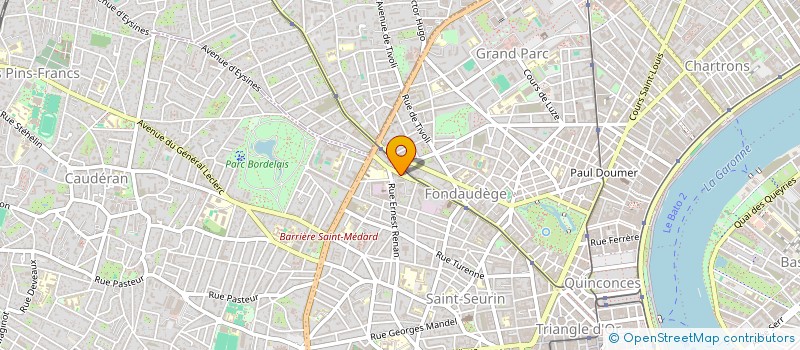 localisation de l'entreprise SCI BISCAKOUROS  BORDEAUX