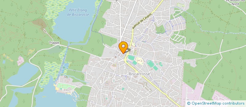 localisation de l'entreprise SCI BISCAMED  BISCARROSSE