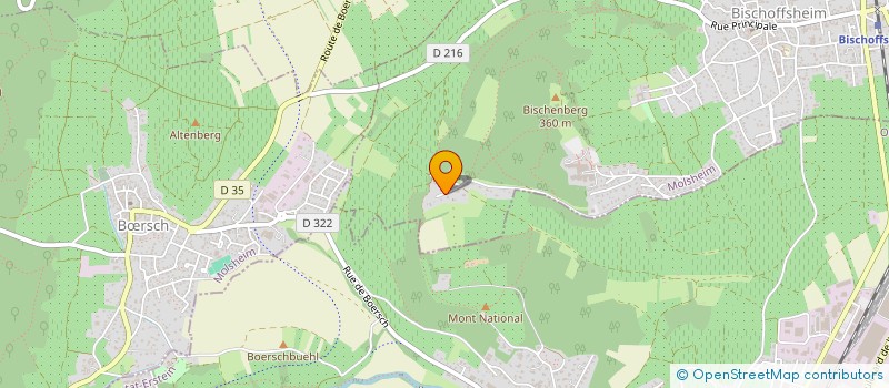 localisation de l'entreprise SCI BISCH-44  BISCHOFFSHEIM