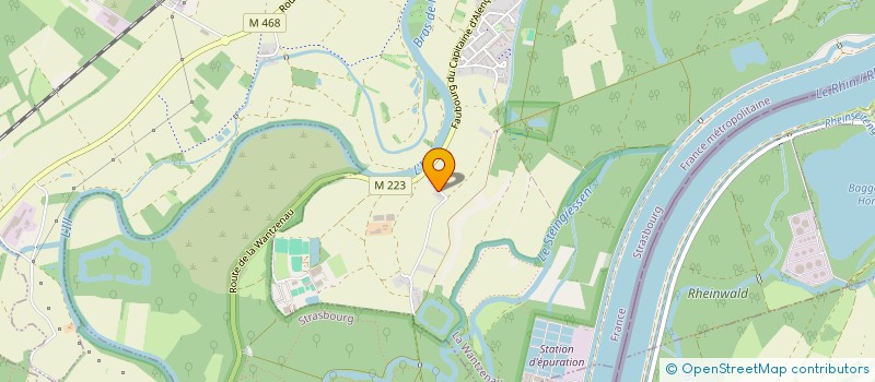 localisation de l'entreprise SCI BISCH  LA WANTZENAU