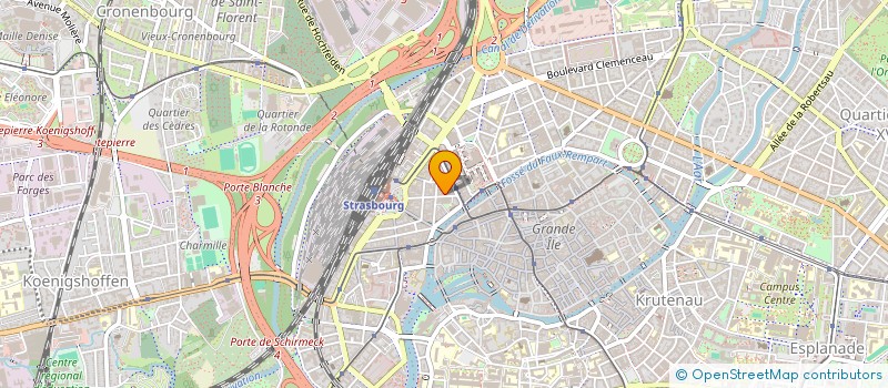 localisation de l'entreprise SCI BISCHWILLER LA MODER à STRASBOURG