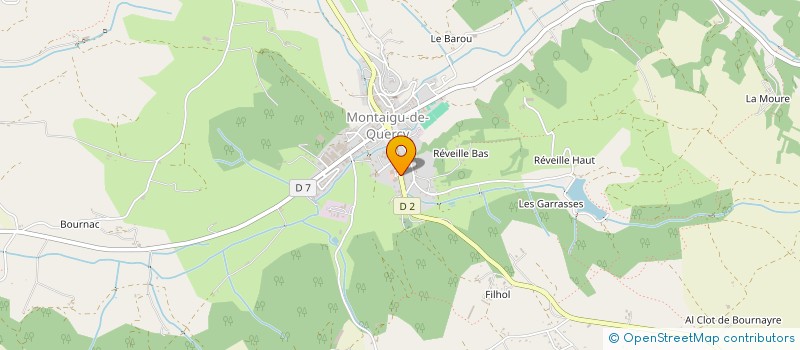 localisation de l'entreprise SCI BISHOP-LOM  ROQUECOR