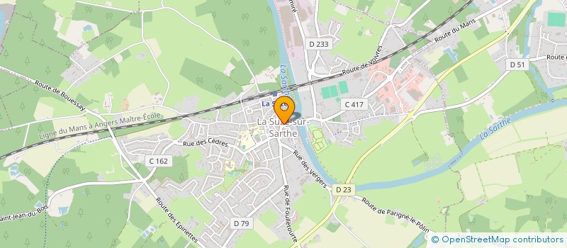 localisation de l'entreprise SCI BISI 2  LA SUZE-SUR-SARTHE