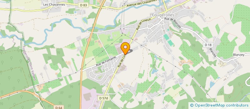 localisation de l'entreprise SCI BISMI - ALLAH  FOUGEROLLES-SAINT-VALBERT