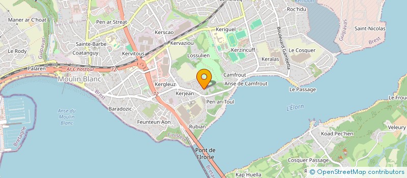 localisation de l'entreprise SCI BISON AND CO  LE RELECQ-KERHUON