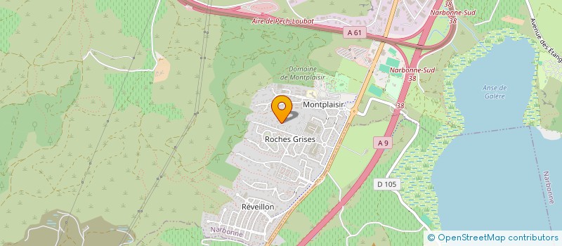 localisation de l'entreprise SCI BISTAN  NARBONNE