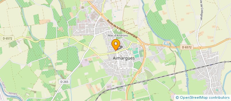 localisation de l'entreprise SCI BISTORNE  AIMARGUES