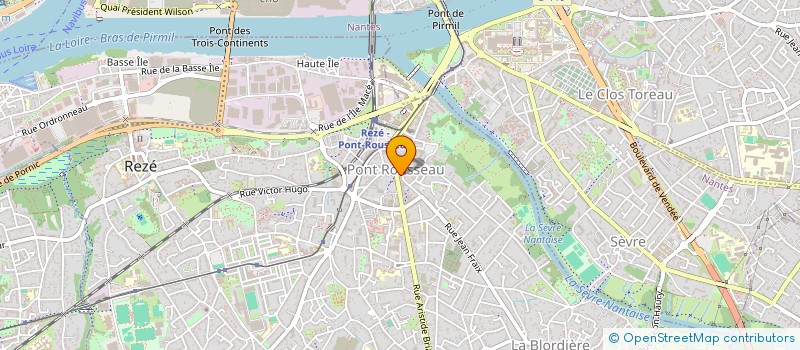 localisation de l'entreprise SCI BISTRO  REZE