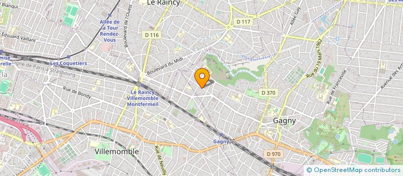 localisation de l'entreprise SCI BITAHON à GAGNY
