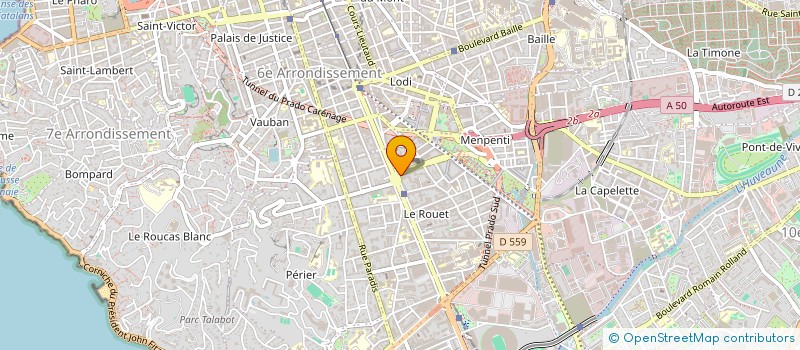 localisation de l'entreprise SCI BITARON à MARSEILLE 8