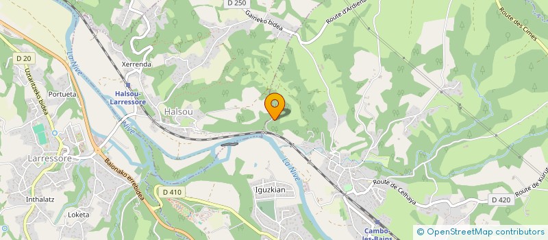 localisation de l'entreprise SCI BITOENIA  CAMBO-LES-BAINS