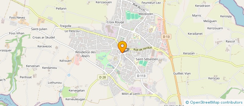 localisation de l'entreprise SCI BITONIO  LANNILIS