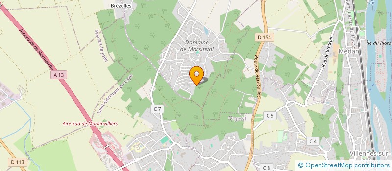 localisation de l'entreprise SCI BITOR à VERNOUILLET