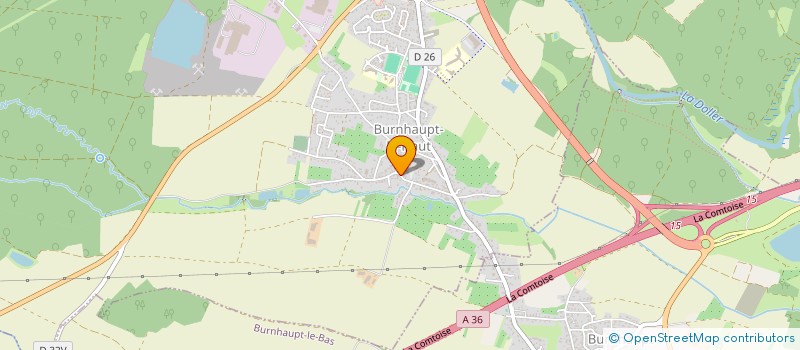 localisation de l'entreprise SCI BITSCH IMMOBILIER  BURNHAUPT-LE-HAUT