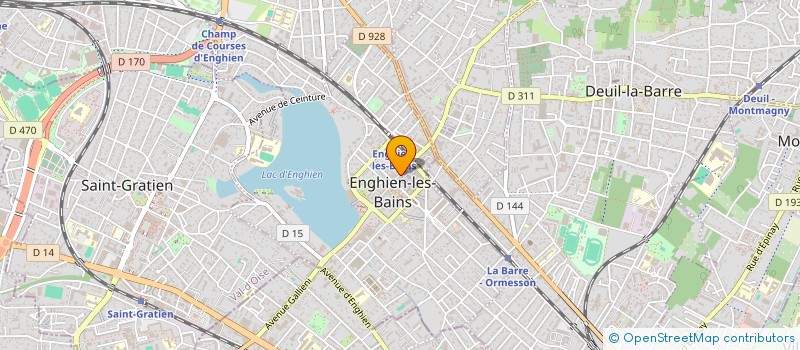 localisation de l'entreprise SCI BIVIDENT à ENGHIEN-LES-BAINS