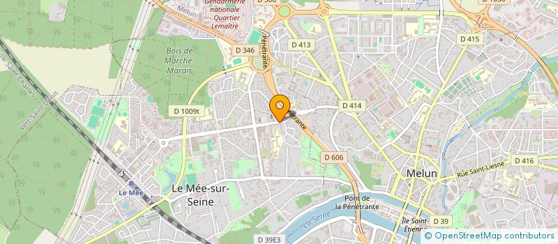 localisation de l'entreprise SCI BIYA IMMOBILIER  LE MEE-SUR-SEINE