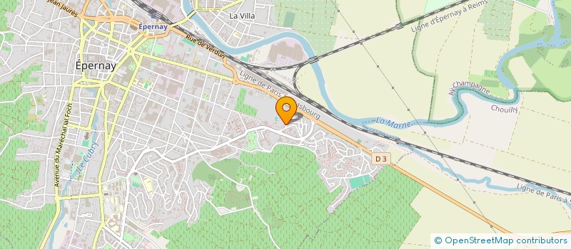 localisation de l'entreprise SCI BIYIK à EPERNAY