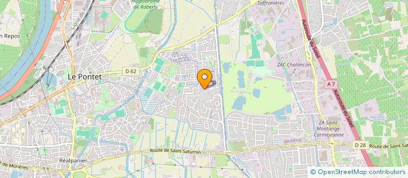 localisation de l'entreprise SCI BIYOU  LE PONTET