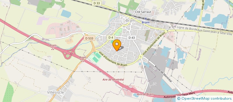 localisation de l'entreprise SCI BIZ BOX  BRAM