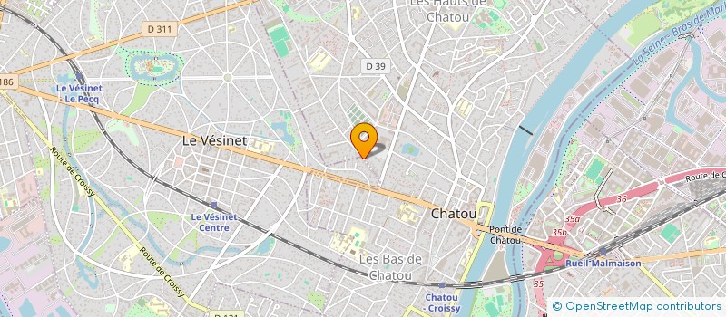 localisation de l'entreprise SCI BIZALEZ  LE VESINET