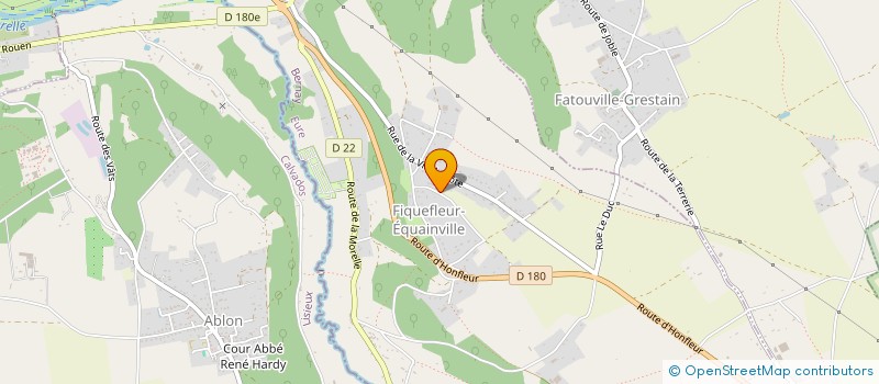 localisation de l'entreprise SCI BIZANET  FIQUEFLEUR-EQUAINVILLE