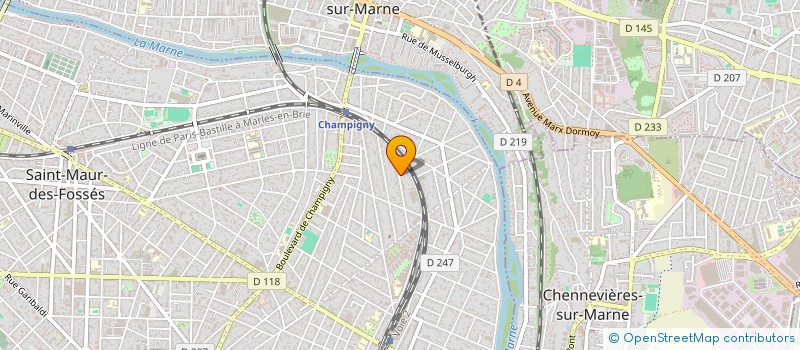 localisation de l'entreprise SCI BIZET à SAINT-MAUR-DES-FOSSES