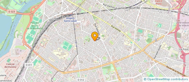 localisation de l'entreprise SCI BIZET à ANGERS