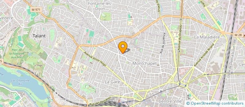 localisation de l'entreprise SCI BIZET à DIJON