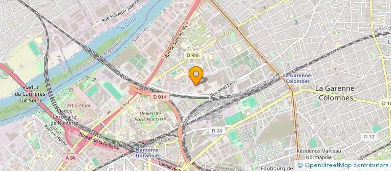 localisation de l'entreprise SCI BIZET DEQUEANT  NANTERRE