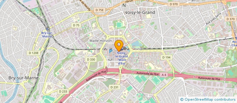 localisation de l'entreprise SCI BIZIEN ET FILS à NOISY-LE-GRAND