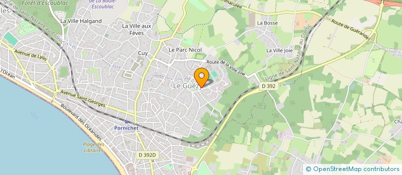 localisation de l'entreprise SCI BIZIENNE  LA BAULE-ESCOUBLAC