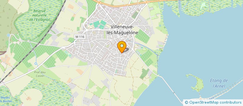 localisation de l'entreprise SCI BIZNAGA  VILLENEUVE-LES-MAGUELONE