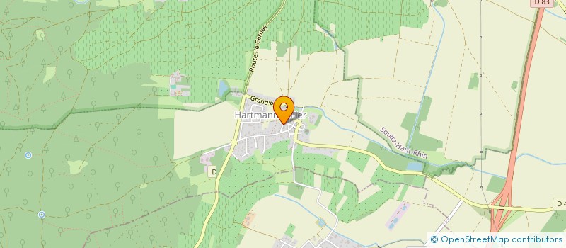 localisation de l'entreprise SCI BJ 2007 IMMO  HARTMANNSWILLER