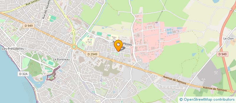 localisation de l'entreprise SCI BJ à LES SABLES D'OLONNE