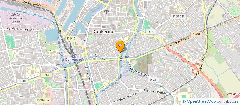 localisation de l'entreprise SCI BJ à DUNKERQUE