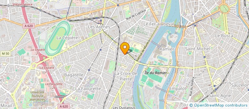 localisation de l'entreprise SCI BJ 90 à TOULOUSE