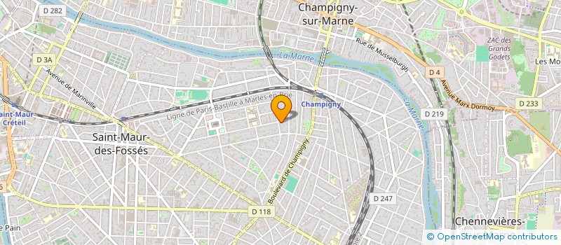 localisation de l'entreprise SCI BJ à SAINT-MAUR-DES-FOSSES