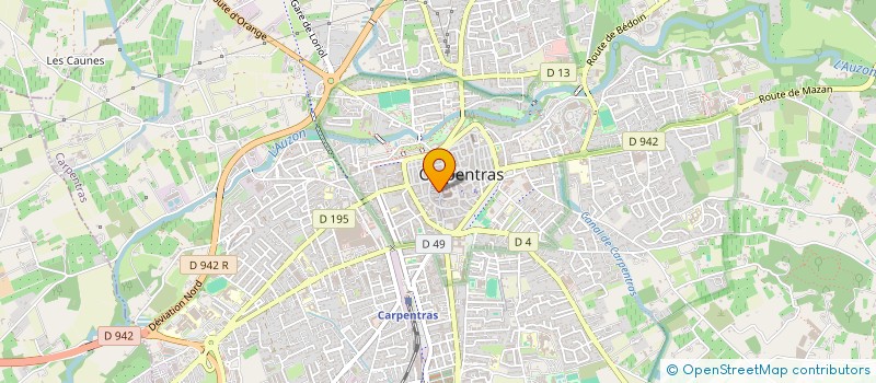 localisation de l'entreprise SCI BJ IMMO  CARPENTRAS