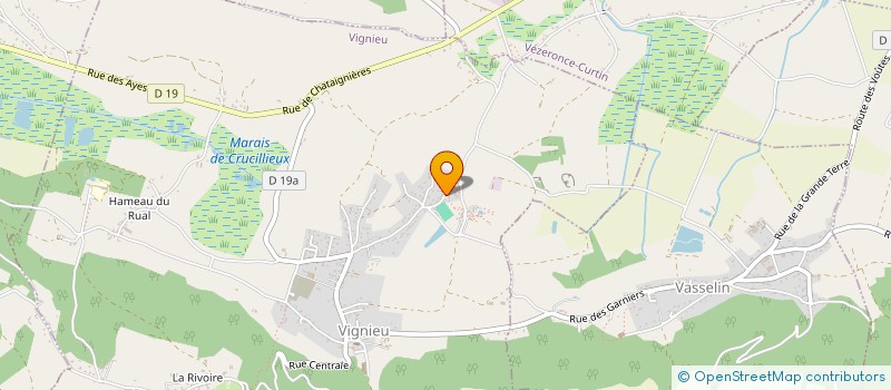 localisation de l'entreprise SCI BJ1  VIGNIEU