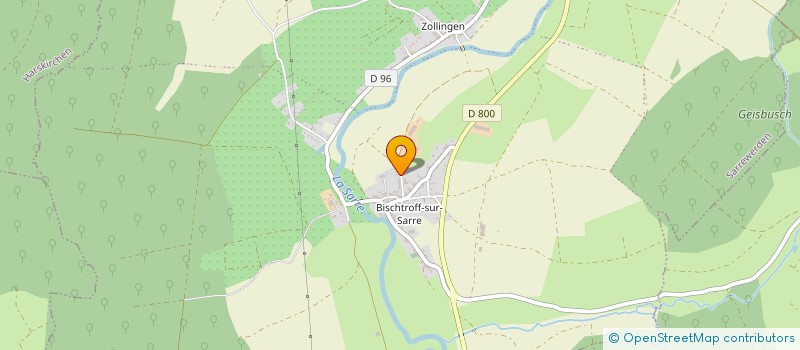 localisation de l'entreprise SCI BJ2G  SARREWERDEN