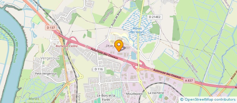 localisation de l'entreprise SCI BJB - CHATEAUBERNARD  ROCHEFORT