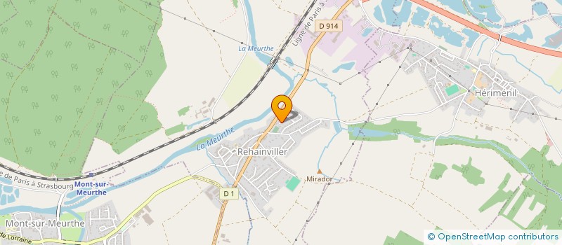 localisation de l'entreprise SCI BJBC  REHAINVILLER