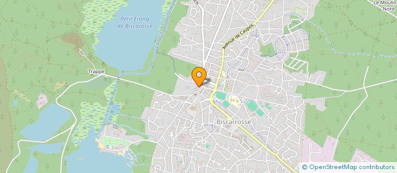 localisation de l'entreprise SCI BJBIO  BISCARROSSE