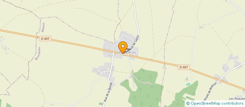 localisation de l'entreprise SCI BJBP  BUSSIERES